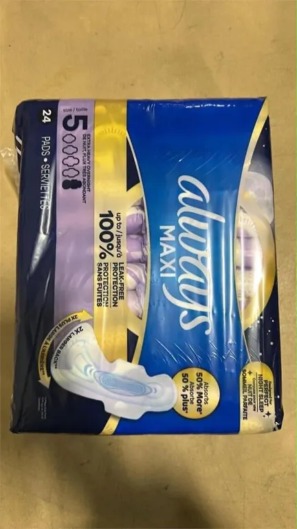 SEALED 24 Pack Always Maxi Size 5 Extra Heavy