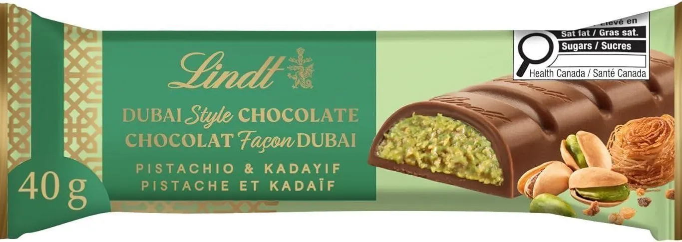 NEW $28 (40g x4) Lindt Dubai Style Chocolate Bar