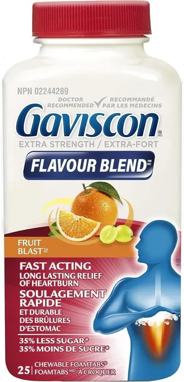 SEALED (25ct) Gaviscon Extra Strength Tablets