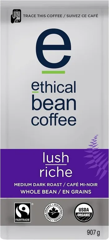 SEALED (907g) Ethical Bean Lush Medium Roast...