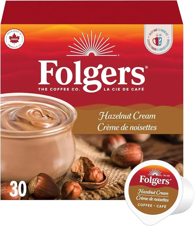 SEALED (30ct) Folgers Hazelnut Cream Coffee Pods