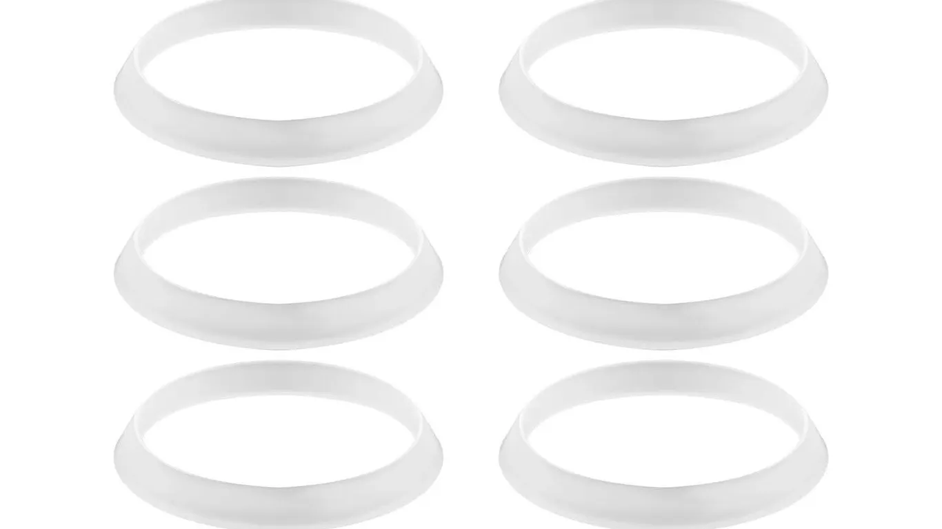 New lasuroa 10pcs Cone Seal Rings 38/43mm White