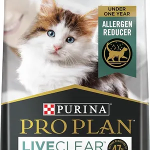 New $37 SEALED Purina Pro Plan LiveClear Kitten...