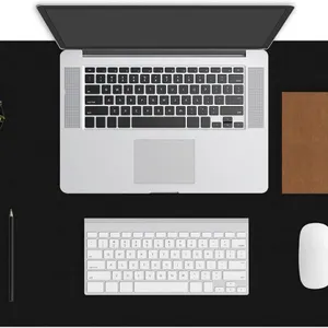 New $35 NEW (36x20in) Leather Desk Mat,...