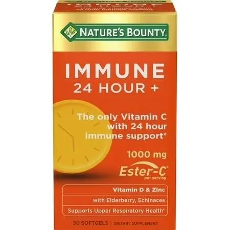 New SEALED Nature's Bounty Immune 24 C, D &...