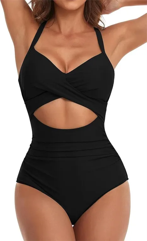 New $57 NEW (Med) Eomenie Women's One Piece...