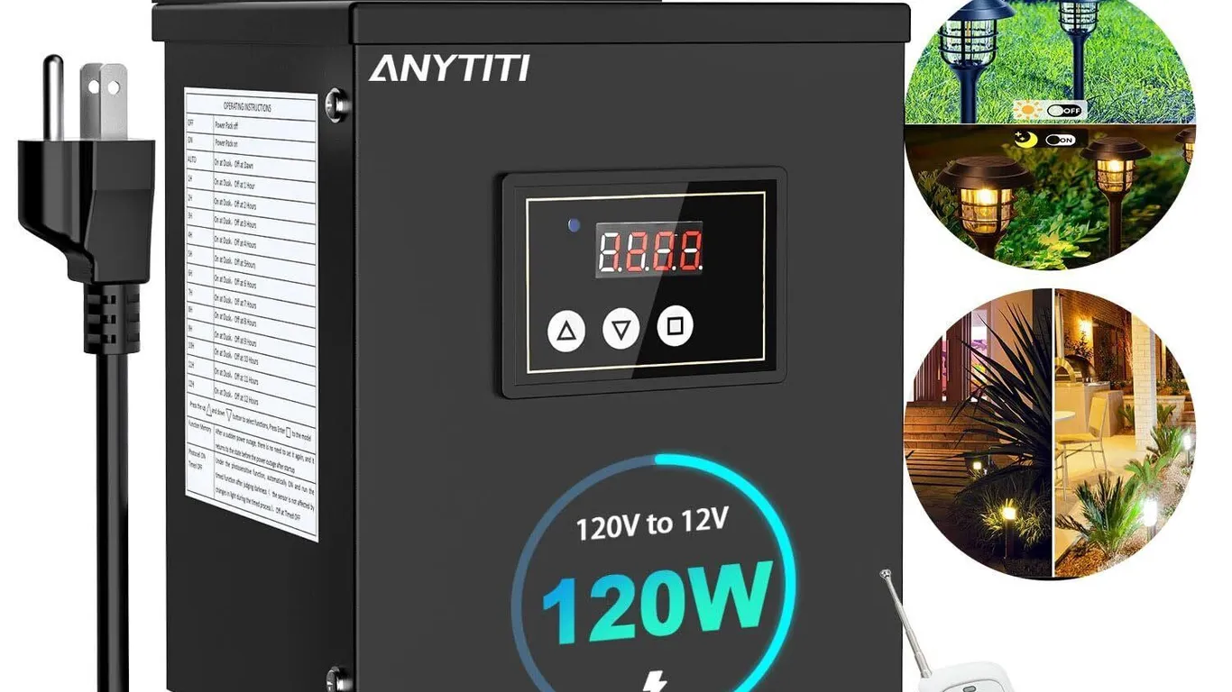 New $50 NEW 120W Landscape Transformer with Timer