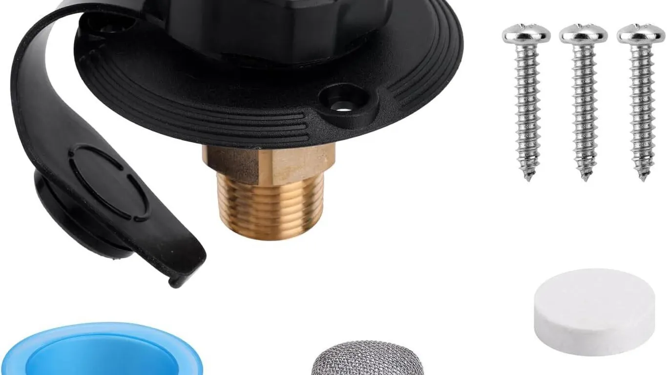 New NEW BOXOB RV Water Inlet: 3/4" NH to 1/2" NPT