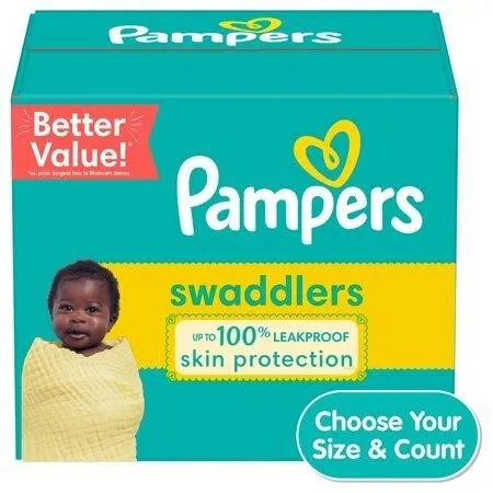 New $40 Pampers Swaddlers Diapers Size 3, 13-26 lb