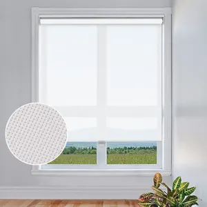 New $57 Cordless Roller Shades 27"W x 72"L White