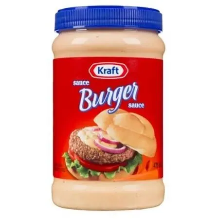 New SEALED 2 Pack KRAFT BURGER SAUCE
