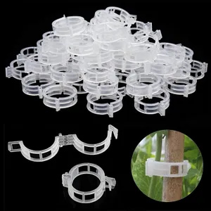 New 100 Pcs Tomato Clips for Climbing Plants White