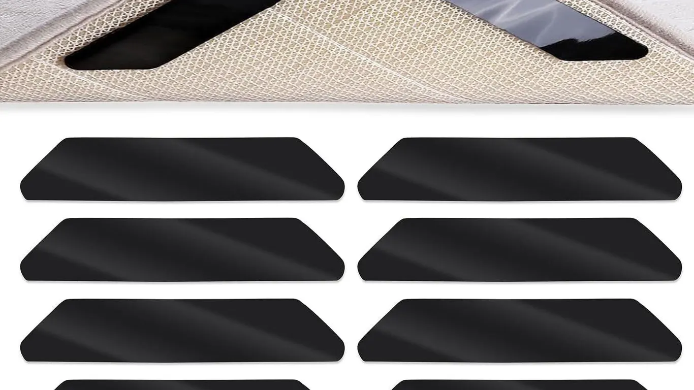 New (10pcs) Rug Grippers, Washable Carpet Stickers