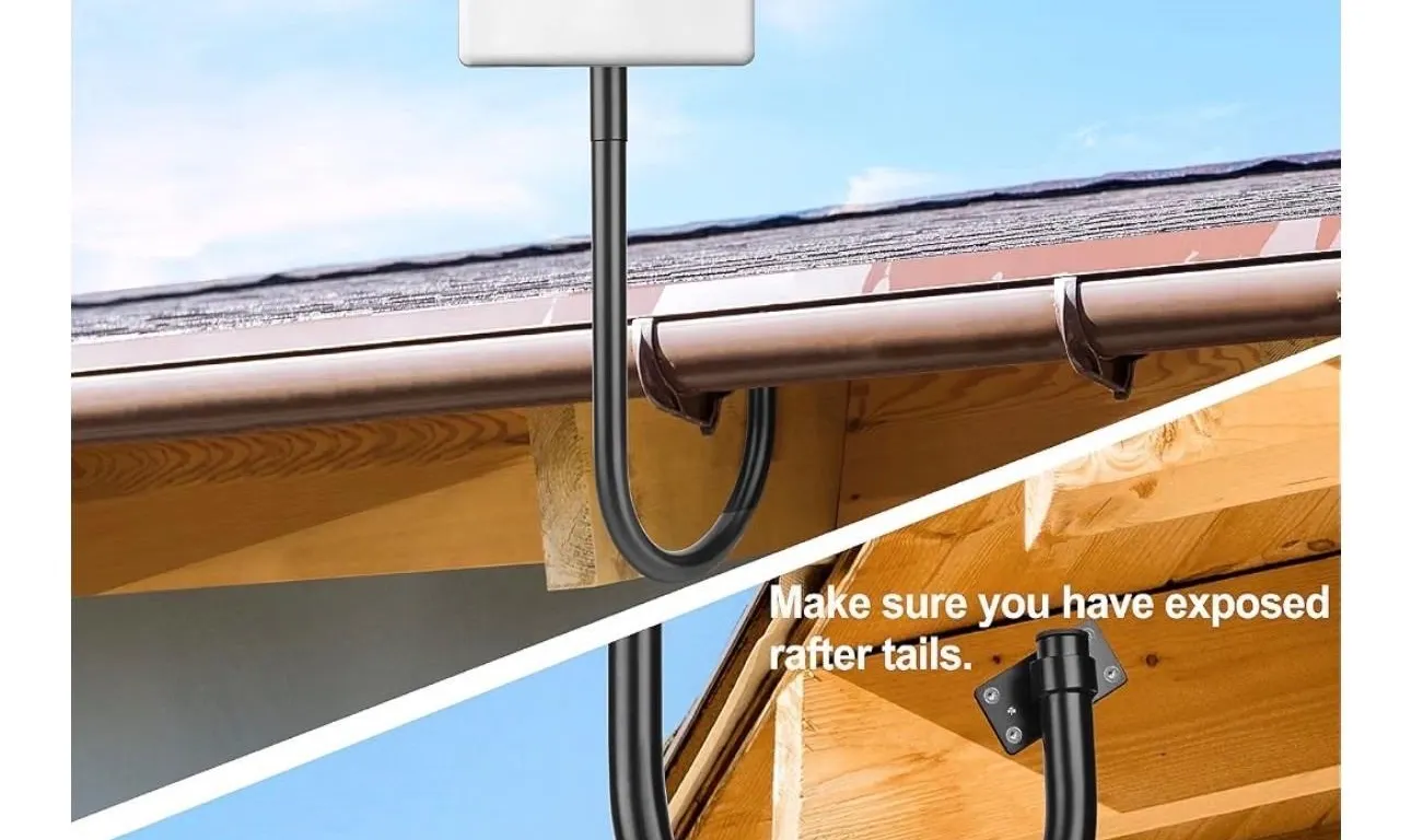 $60 Under Eave Satellite Mount, 1-5/8