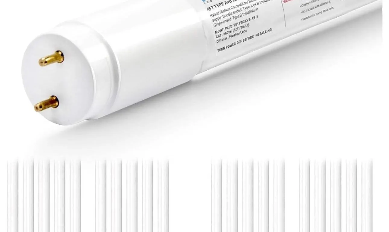 $282 PARMIDA 20-Pack 4FT LED T8 Hybrid Type