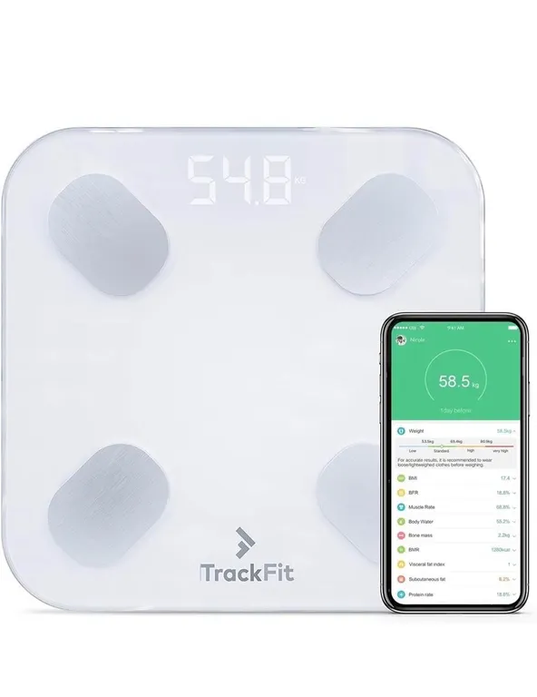 NEW $144 FitTrack Dara Smart BMI Digital Scale