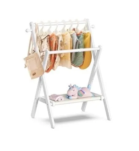NEW $54 White Baby Clothing Rack