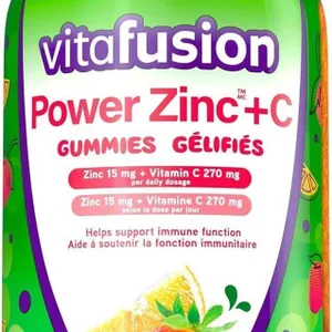 SEALED (90ct) Power Zinc + C Gummy Vitamins