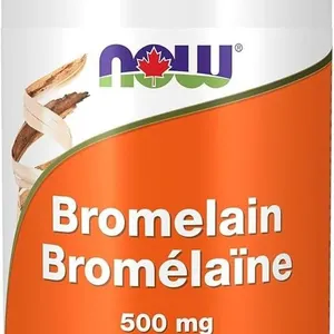 SEALED (60ct)  NOW Bromelain Veg Capsules
