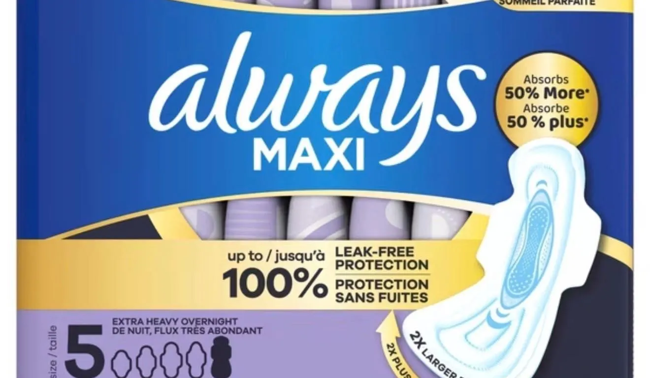NEW (5) 24pcs Always Maxi Overnight Pads