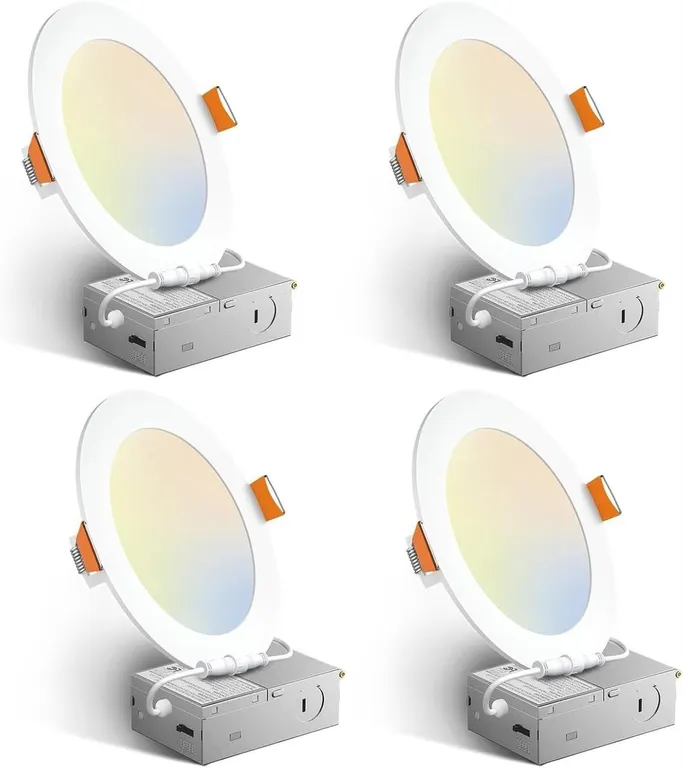 $50 (4Pk) 6Inch LED Recessed Pot Light