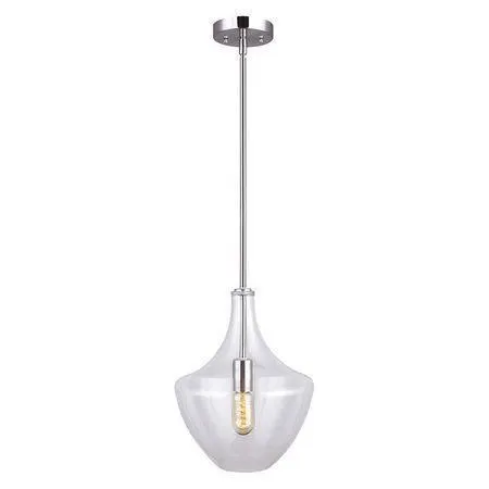 NEW $310 Clarkson Glass Pendant Light