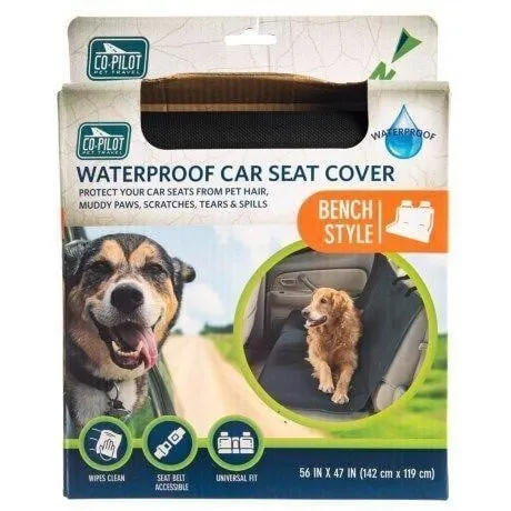 (56x47in) Waterproof Pet Car Seat Bench Cover Dog