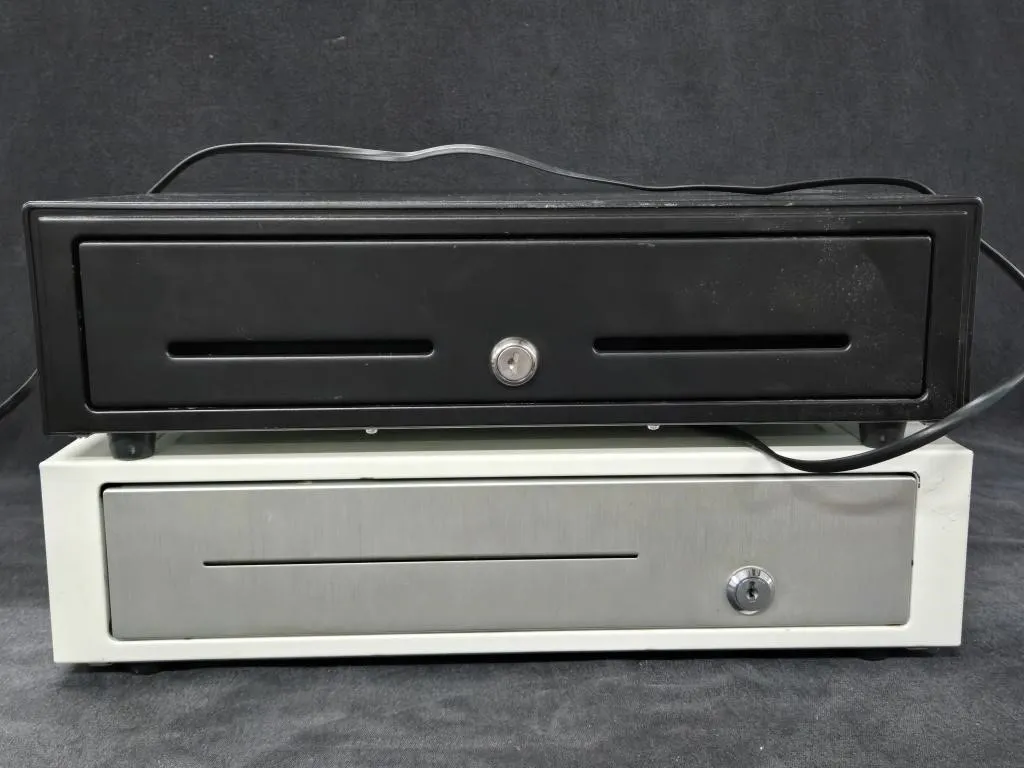 (2) Cash Drawers- No Keys