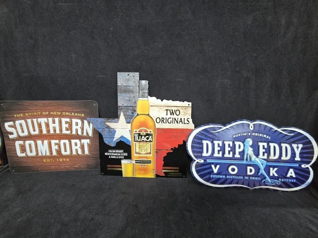 Tin Liquor Signs
