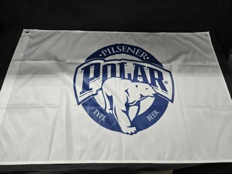 36"�24" Polar Beer Fabric Promotional Banner