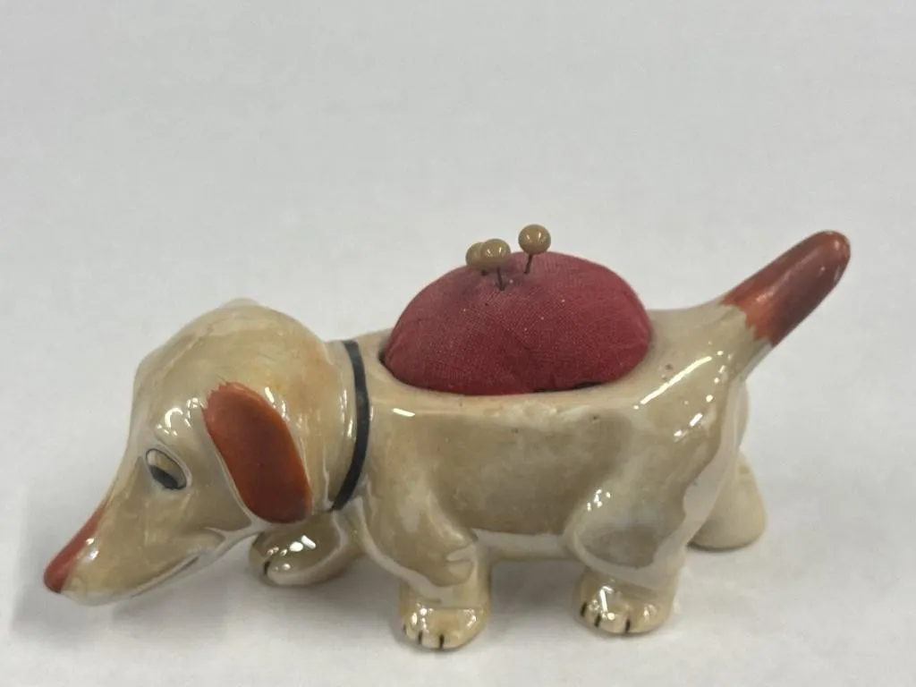 Vintage Dachshund Pincushion