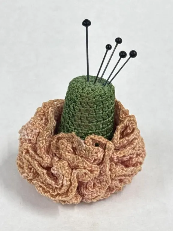 Crochet Cactus Pincushion