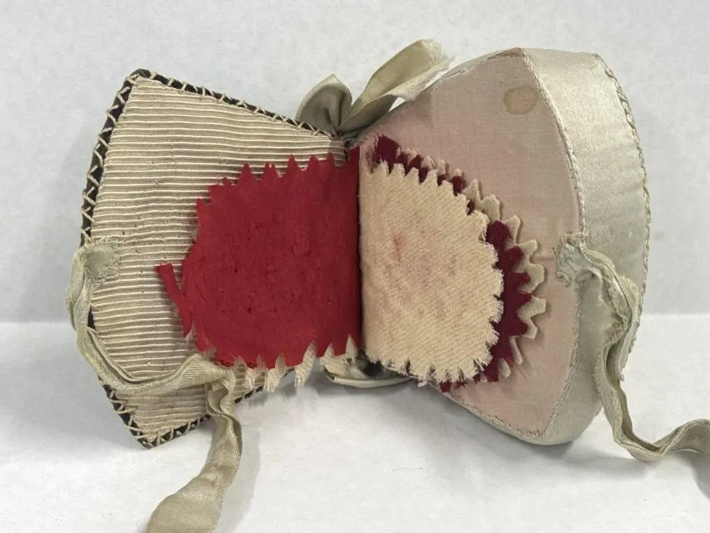 Antique 19th Century Fabric Needle Case