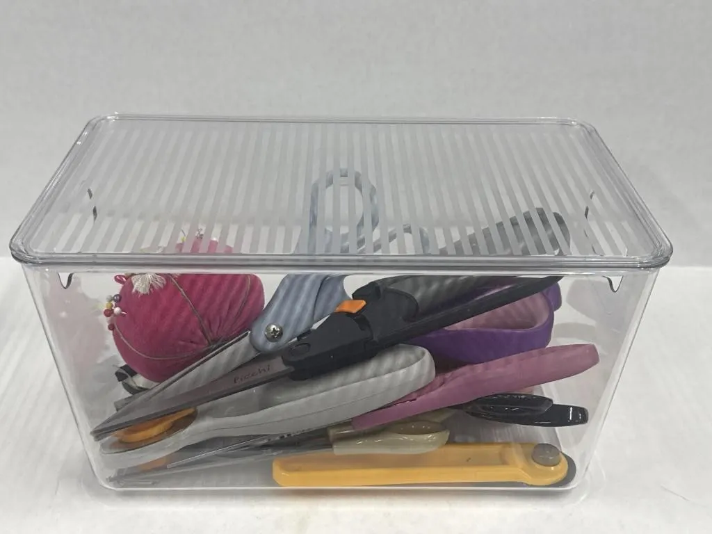 10�x6.5�x5.5� Clear Storage Container with