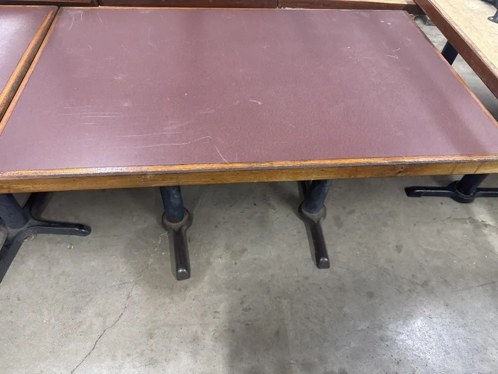 Restaurant Table with Base 48�x30"x30" (2) Stands