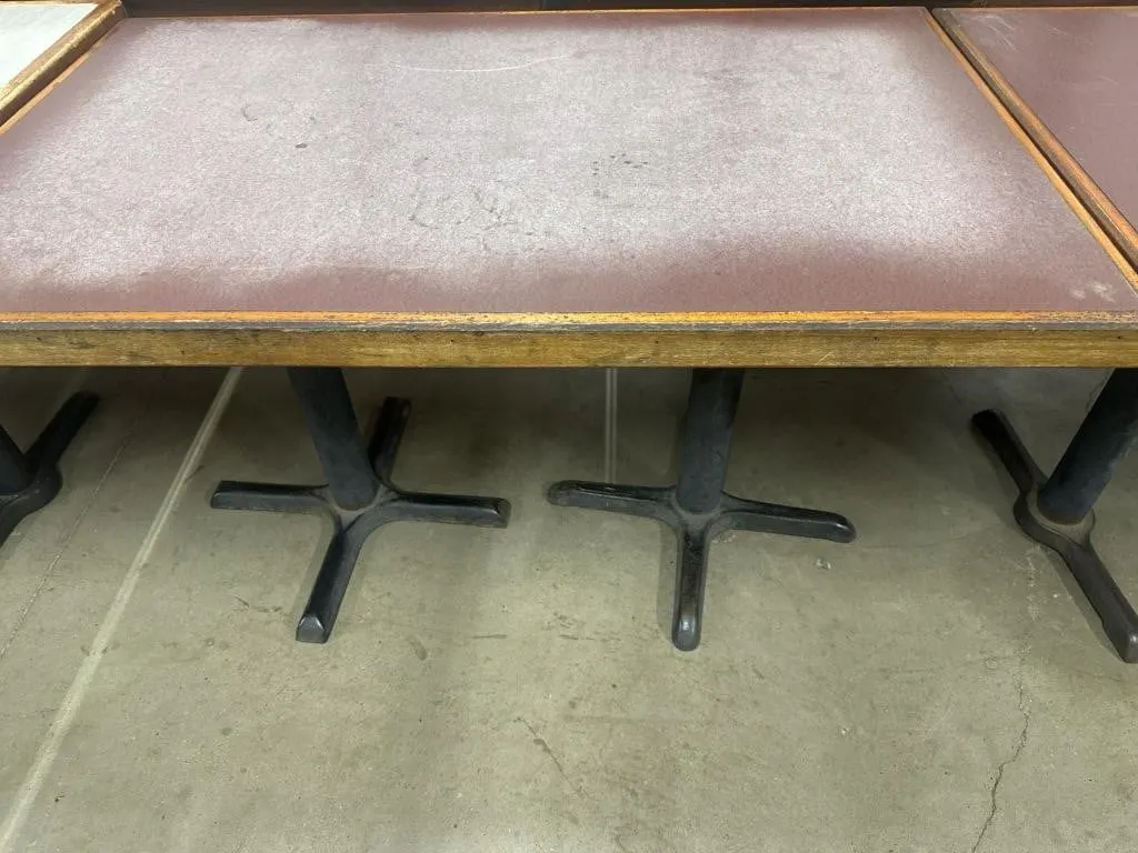 Restaurant Table with Base 48�x30"x30" (2) Stands