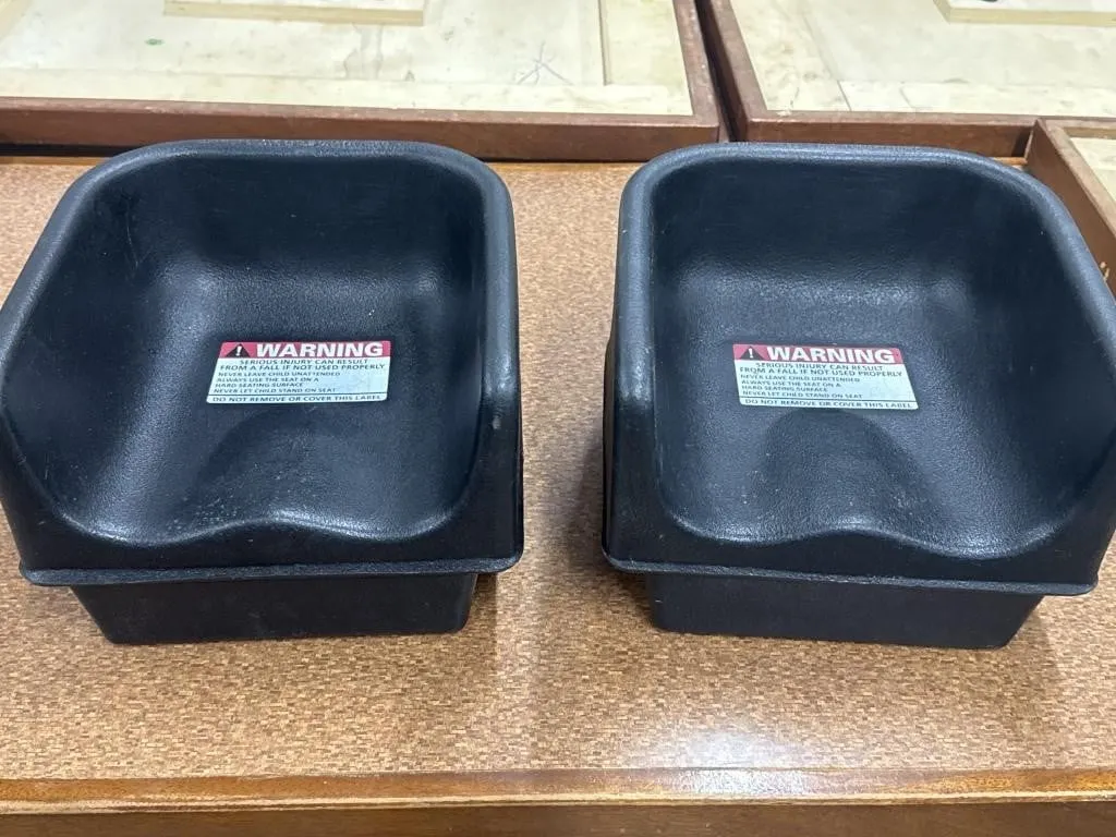 (2) Commercial Style Plastic Child's Booster