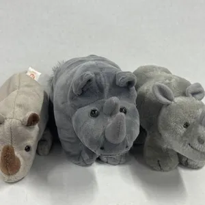(3) Little Rhinoceros Stuffed Animal