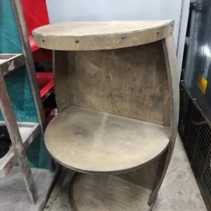 Retail Barrel Display Shelf 22x27x37
