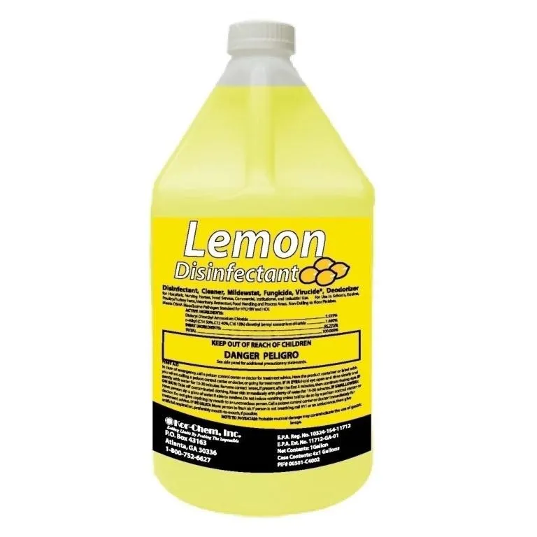 1 Gal Kor Chem Lemon Disinfectant