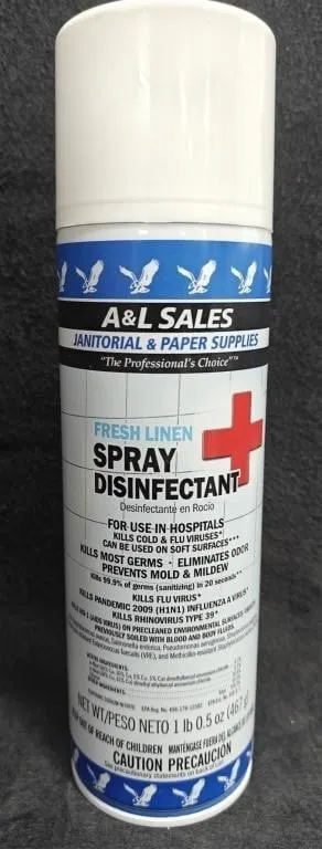 (1)School & Home Disinfectant Spray Fresh Linen