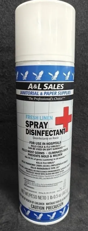 (1)School & Home Disinfectant Spray Fresh Linen