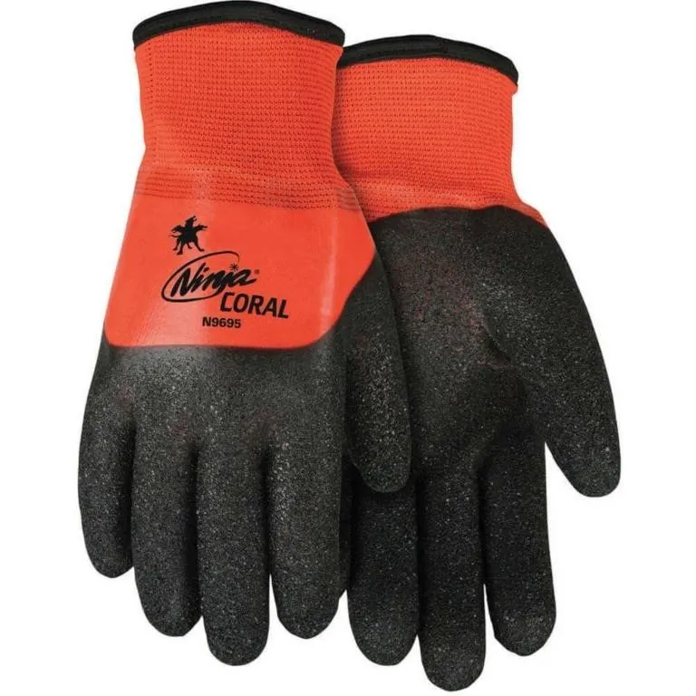(1pr) XL MCR Ninja Coral Gloves N9695