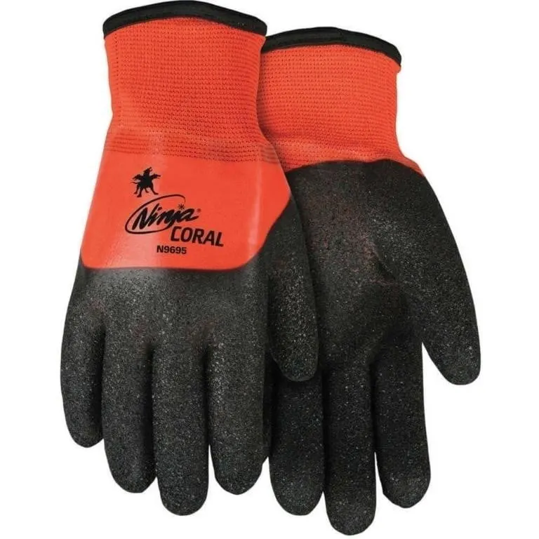 (1pr) LG MCR Ninja Coral Gloves N9695