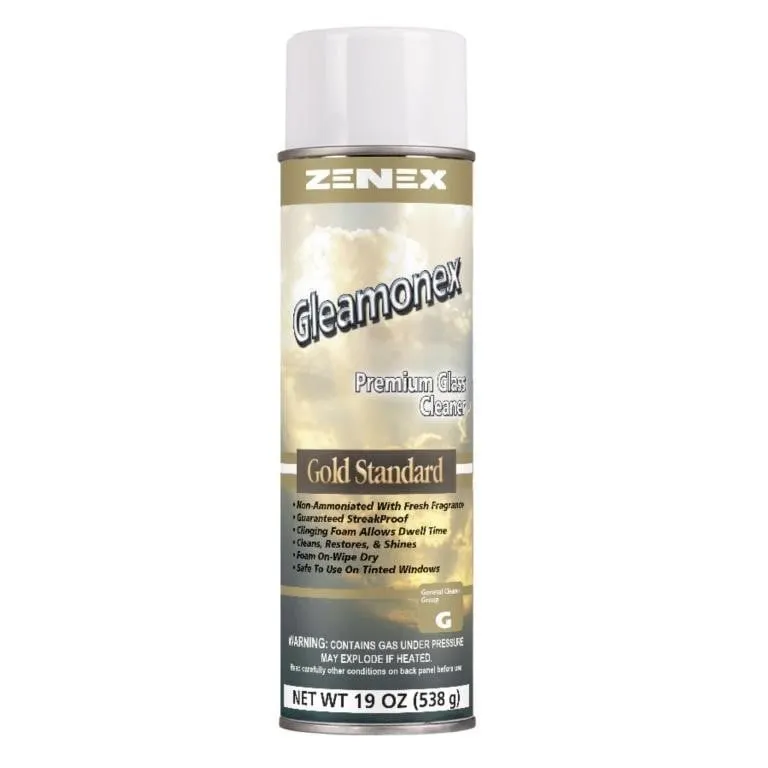 (1) Gleamonex Streak Free Glass Cleaner 19oz