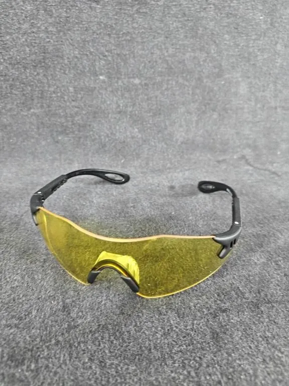 (12pr) Amber Safety Glasses