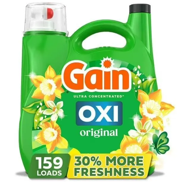 Gain Liquid Laundry Detergent Oxi 170 fl oz