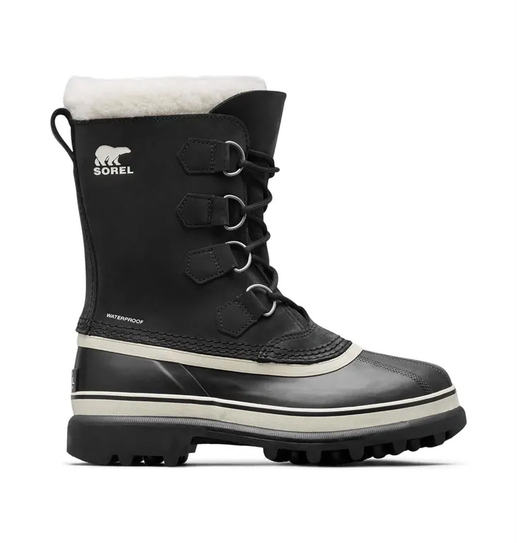Sorel Caribou Waterproof Snow Boots Black Stone 9