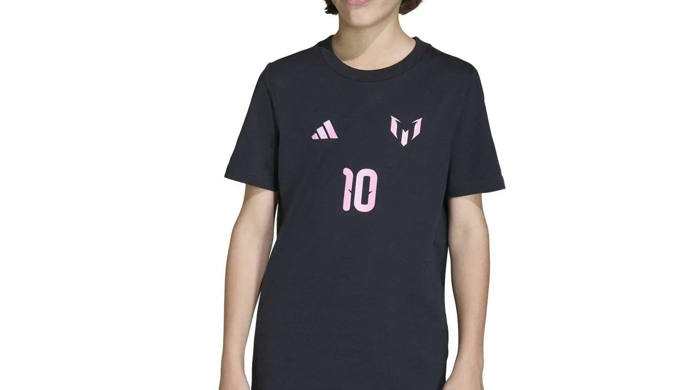 Adidas Messi Graphic T-Shirt Boys X-Small Black