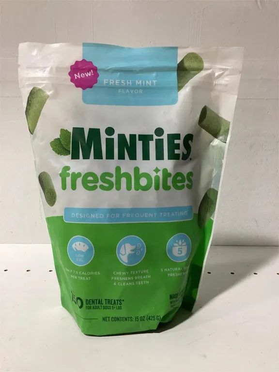 Minties Fresh Bites Dental Dog Treats 15oz
